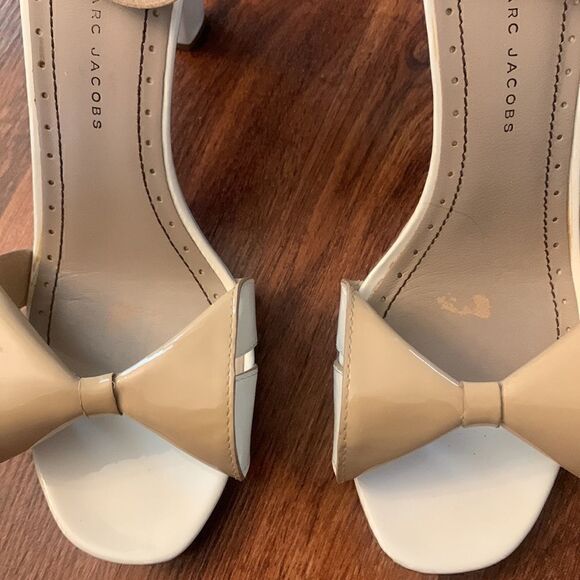 marc by marc jacobs Two-Tone heels patent Leather with bows - Picture 5 of 7